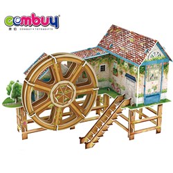 CB679063 - DIY mini water wheel board toy adult puzzle games