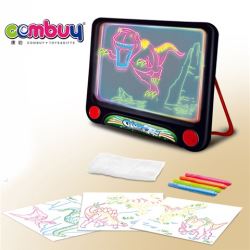 CB688860-CB688861 - LED light 4 colour education toy magic drawing board 3D