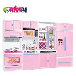 CB720395 - Ambry children cooking play light sound mini kitchen toy set