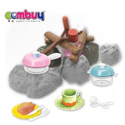 CB723760 - Magic color camping pretend play kitchen set cooking toy for kids