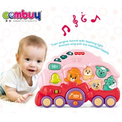 CB724123-CB724124 - Baby animal train + light music