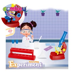 CB724906 - Science game microscope set lighting kids science experiment kit toy