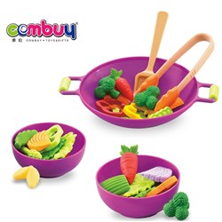 CB755329 - pretend play game soft rubber cutlery toys kids play kitchen