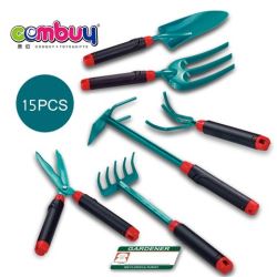 CB764280 - 15PCS plastic PP shovel play set mini garden kid tool box