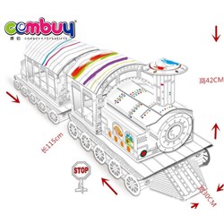 CB764931 - educational train toys painting colorful set diy graffiti