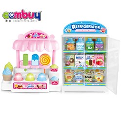 CB776332 -  kitchen freezer set light music ice cream table toy