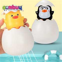 CB778387 - Floating Egg duck penguin spray water toys bath for baby shower