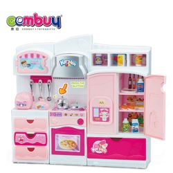 CB787931 - Girls toy set kids pink appliances kitchen play set with music