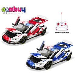 CB790826 - 1:14 One-button Open-door Lamborghini Remote Control Police Vehicle