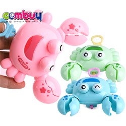 CB791395 - Cartoon animals pull string set water baby crab bath toy
