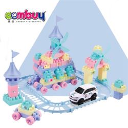 CB797009 - 100PCS toy DIY slot track vehicle building intelligence blocks