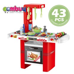 CB807987 - Pretend play kitchen table kids BBQ set toy with water faucet