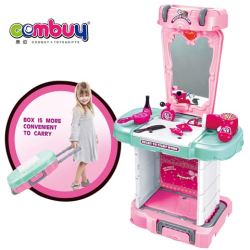 CB811715 - Make up kids play 3IN1 girls luggage toys dressing table