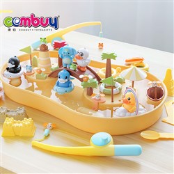 CB812747 - Water sand bath silicone magnetic toy fishing game for kids