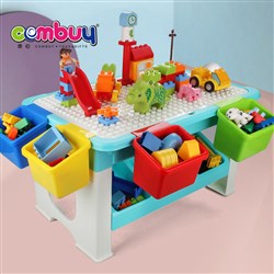 CB812838 - Activity multifunction building block plastic kids play table