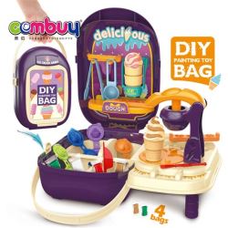 CB812845 - Icecream suitcase pretend play DIY set playdough toy clay