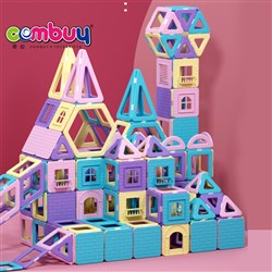 CB813584 - Variable assembly castle building magnetic toy block with 78PCS