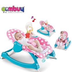 CB813907-CB813908 - Baby rocking chair + music + vibration + plate