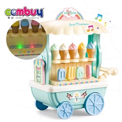 CB822031 - Sweet set kitchen kids ice cream cart toys with music light