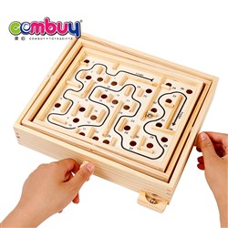 CB825659 - Young old balance toy maze education board wooden labyrinth