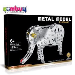 CB825877 - Toys animal model metal 3D puzzle alloy educational building blocks