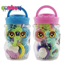 CB828619-CB828620 - Canned Hand Ring Bell Set for Infant Owls (Containing 5 pieces of gum)