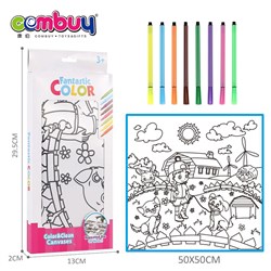 CB831025-CB831028 - 50CM washable watercolor painting set coloring drawing mat