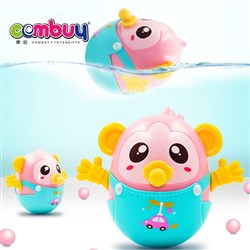 CB832912 - Monkey roly poly teeth bath play swimming baby tumbler toy