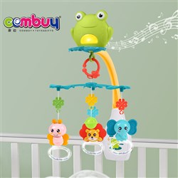 CB843301 - Projection bedside frog shape rotating bed bell toys baby musical mobile