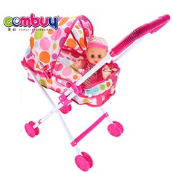 CB845483 - Baby sun shading trolley (plastic) with 14 inch doll upgrade