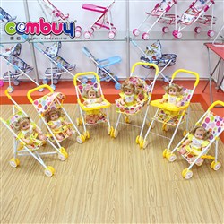 CB845531 - Baby iron trolley with 12 Inch Doll