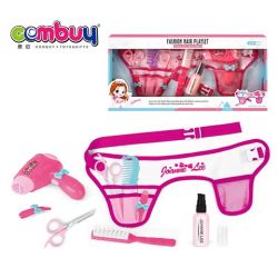 CB847465 - Fashion pretend play kids beauty salon pink hair set toy