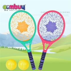 CB847579 - Sport colourful set ball plastic big tennis racket for kids