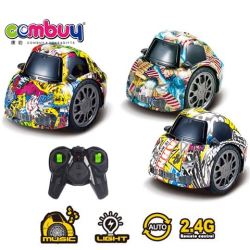 CB847800 - Stunt spin car rotating graffiti toy remote control vehicle