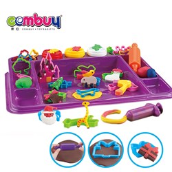 CB850122-CB850124 - DIY tray cartoon kids education colour bulk play dough with tools