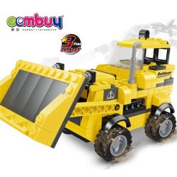 CB850964 - 3IN1set toy deformation yellow car truck building block robot