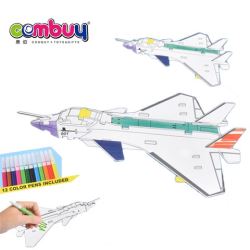 CB851042-CB851046 - Painting game preschool 3D coloring DIY puzzle toy with pen