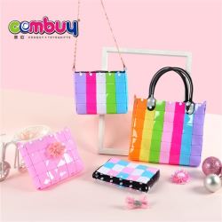 CB853618 - Handmade PVC puzzle handbag toy kid DIY bag for girl gift