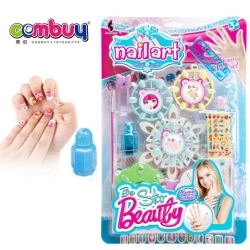 CB854505 - DIY art artificial girls fake press on nails for kids