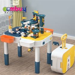 CB855172 - 3IN1 educational toy small luggage building blocks table kids