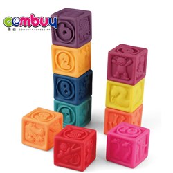 CB856305 - Number silicone alphabet intelligent soft rubber baby blocks