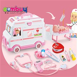 CB859227 - Ambulance car kit doctor set toy pretend play with dolls