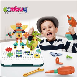 CB859668 - Electric drilling tool screw assembly children mosaic 3D puzzle