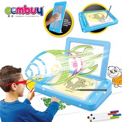 CB859834 - Light up toy painting pad erasable doodle board magic 3d drawing