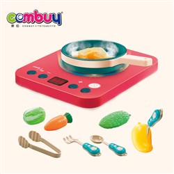 CB861205 - KIds cutting game pretend play set kitchen induction cooker toy