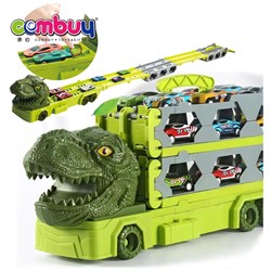 CB862239 - Portable folding storage vehicle ejection toy dinosaur track car