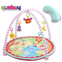 CB863384-CB863389 - Baby fitness blanket round Plush super soft fabric