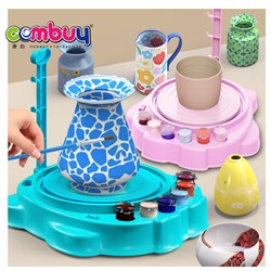 CB863520 - Cute owl creative drawing diy rotating toys electric pottery wheel machine
