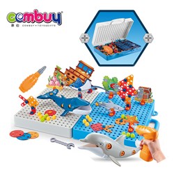 CB866476-CB866479 - Ocean fish assembly DIY 3D box blocks drill screw puzzle toys