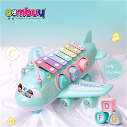 CB867314 - Baby education hand knock plane xylophone toy with block